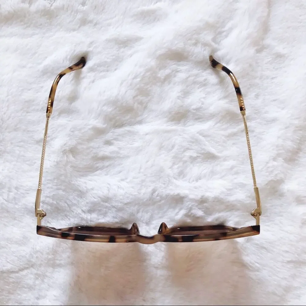 Kai Tortoise Brown Square Sleek Sunglasses